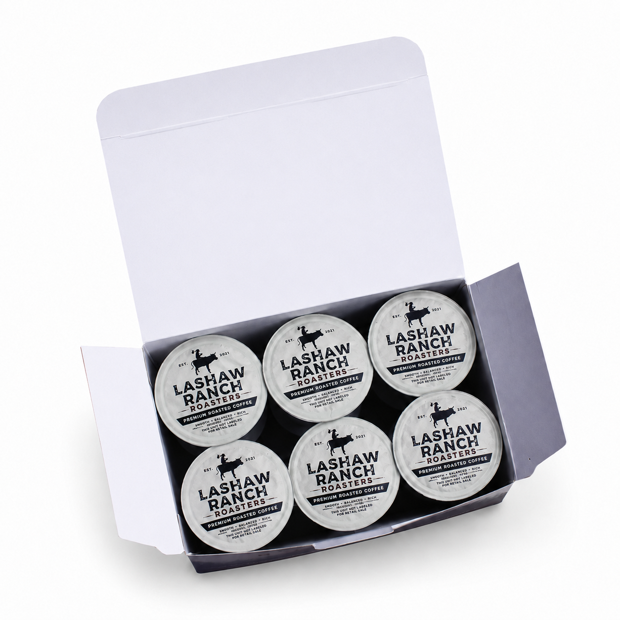 LaShaw Single Serve Coffee Pods - 12ct Box