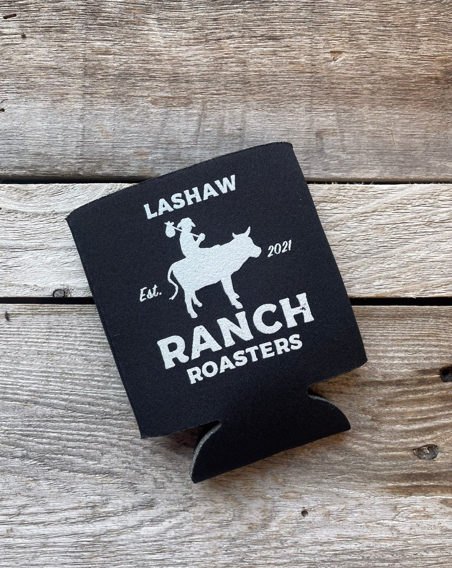 LaShaw Ranch Roasters Can Coozie