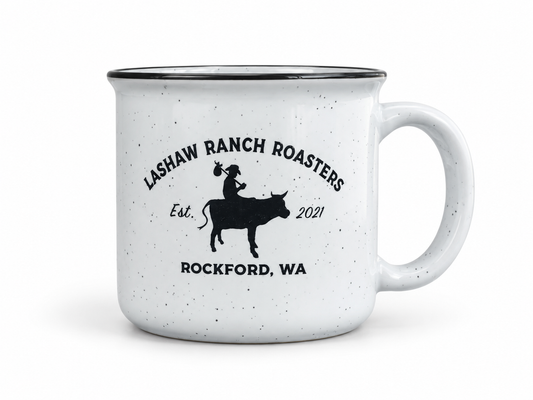White LaShaw Mug