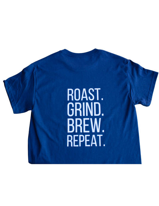 Roast. Grind. Brew. Repeat. T-Shirt